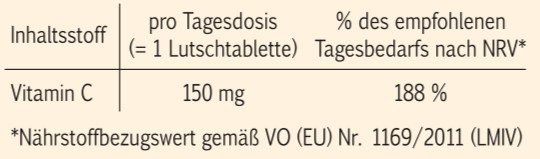 Vitamin C natur